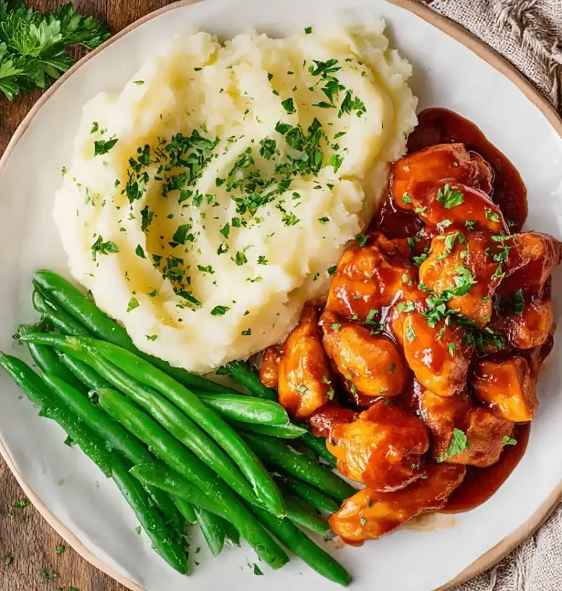 Quick Barbecue Chicken Skillet Recipe Easy 15-minute BBQ Chicken Dinner Best Skillet Barbecue Chicken Under 15 Minutes Hea...