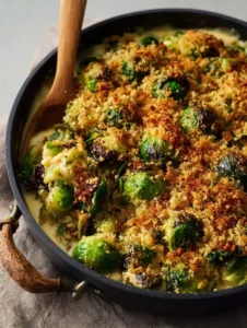 Brussels Sprouts Buried in Cream