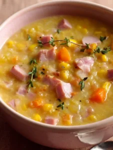 Canadian Yellow Split Pea Soup with Ham