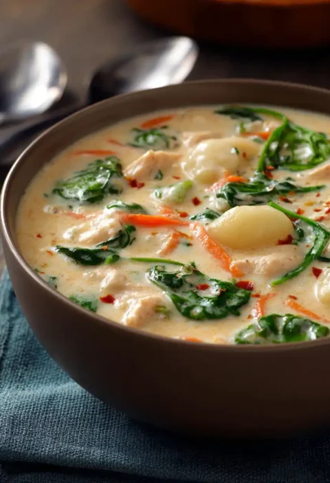 Homemade Chicken And Gnocchi Soup Recipe Easy Chicken And Gnocchi Soup Slow Cooker Best Gluten-free Chicken And Gnocchi So...