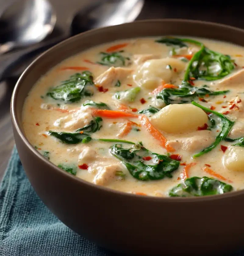 Homemade Chicken And Gnocchi Soup Recipe Easy Chicken And Gnocchi Soup Slow Cooker Best Gluten-free Chicken And Gnocchi So...