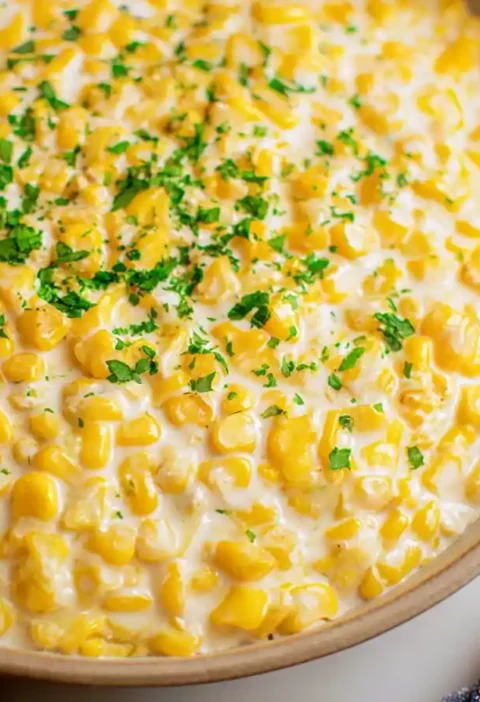 Best Creamed Corn Recipe Ever Easy Homemade Creamed Corn Frozen Creamed Corn Casserole Recipe Healthy Creamed Corn With Al...