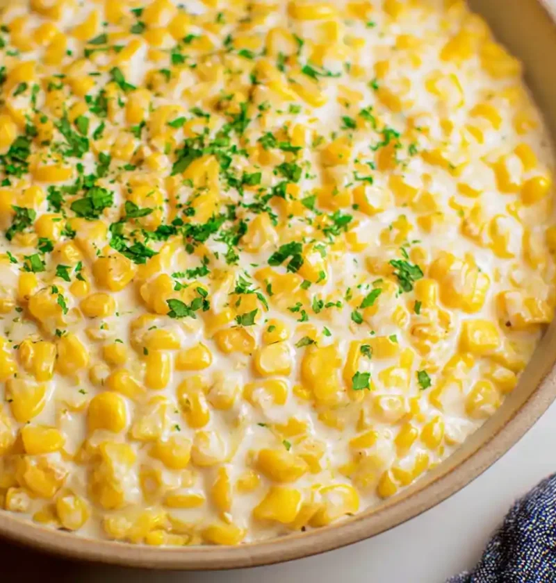 Best Creamed Corn Recipe Ever Easy Homemade Creamed Corn Frozen Creamed Corn Casserole Recipe Healthy Creamed Corn With Al...