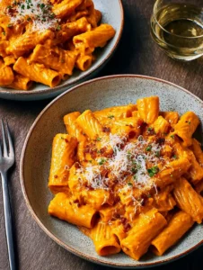 Creamy pumpkin pasta