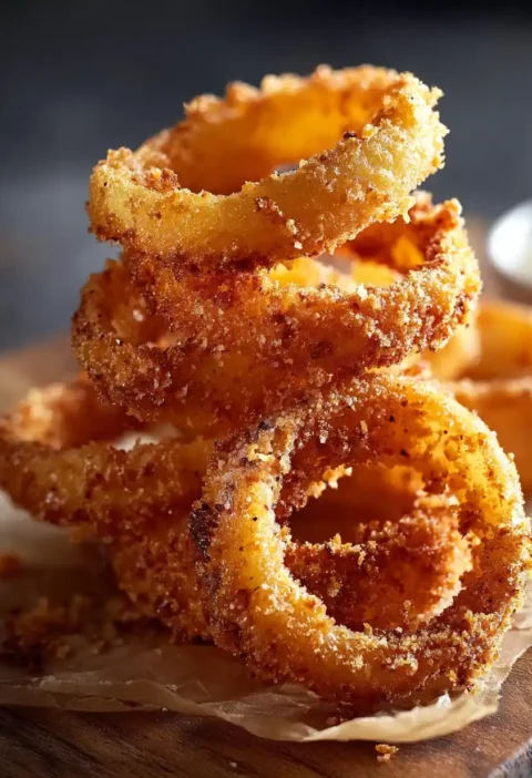 Low Carb Crispy Onion Rings Recipe Keto Onion Rings Almond Flour Best Keto Onion Rings No Breadcrumbs Easy Keto Onion Ring...