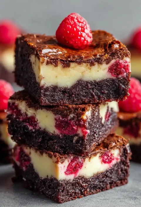 Easy Raspberry Cheesecake Brownies Recipe Homemade Decadent Raspberry Brownies Best Raspberry Cheesecake Brownie Bars Glut...