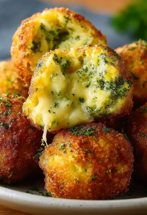Easy Broccoli Cheese Balls Recipe Homemade Broccoli Cheese Balls Appetizer Best Broccoli Cheese Balls For Parties How To M...