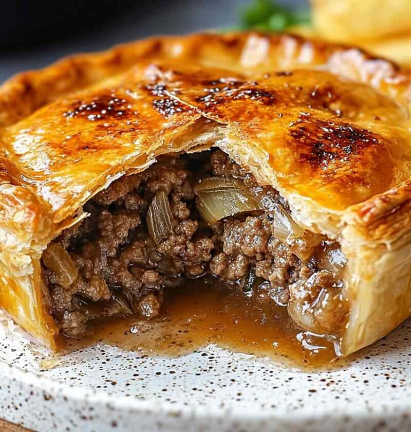 Best Mince Beef And Onion Pie Recipe Homemade Flaky Beef Pie For Dinner Ultimate Cozy Night Pie Recipes Low Competition Be...
