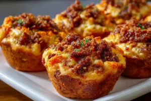 Flamin Hot Pretzel Cookie Muffins