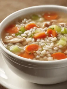 Hearty Barley Turkey Soup