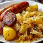 Savory Pierogies and Kielbasa with Caramelized Onions