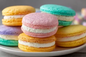 Pastel Sugar Cookie Sandwiches