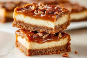 Pecan Pie Cheesecake Bars