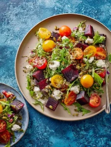 Roasted beetroot And feta salad