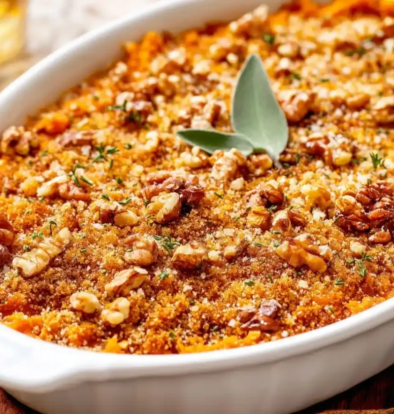 Savory Sweet Potato Casserole Recipe Healthy Savory Sweet Potato Casserole Easy Savory Sweet Potato Casserole Vegan Savory...