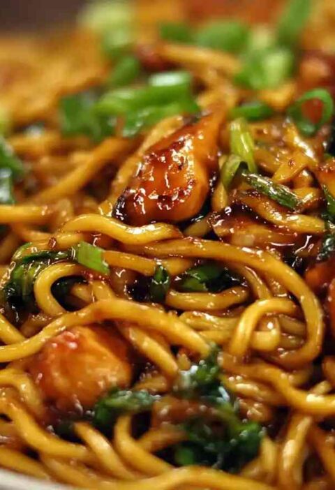 Sticky Garlic Chicken Noodles Recipe Easy Sticky Garlic Chicken Noodles Best Noodles For Sticky Garlic Chicken Sticky Garl...