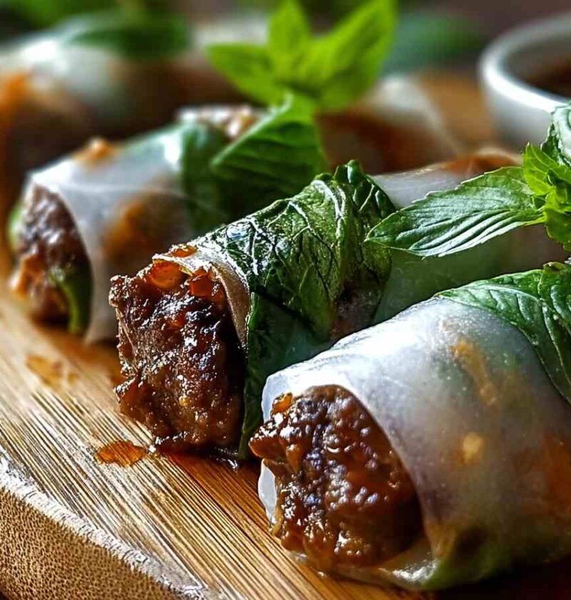 Easy Thai Basil Beef Rolls Recipe Low Carb Thai Basil Beef Rolls How To Make Thai Basil Beef Rolls Thai Basil Beef Rolls F...