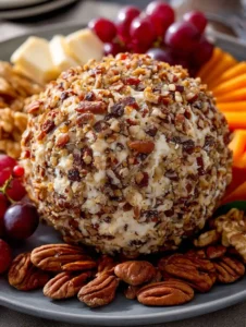 The Ultimate Thanksgiving Cheese Ball: A Pumpkin-Shaped Showstopper
