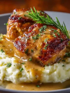 Ultimate Smothered Chicken Thighs Gravy Recipe
