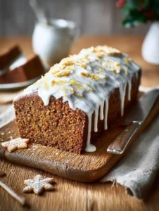 Vegan ginger loaf cake