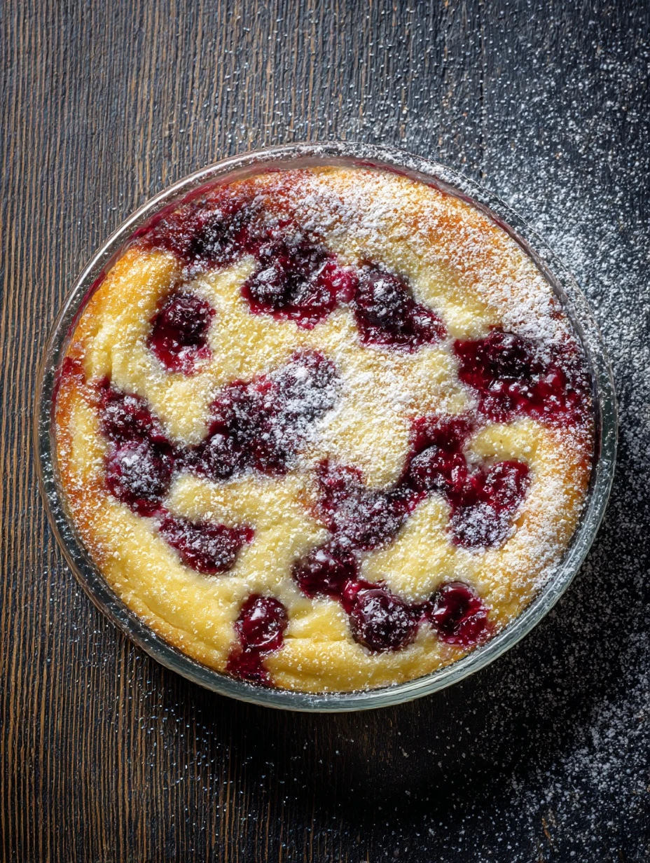 Baked Lemon Pudding With Blueberry Jam Recipe Best Lemon Pudding Blueberry Jam Dessert Gluten-free Lemon Pudding With Blue...