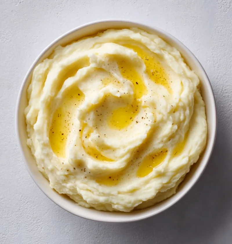 Best Mashed Potatoes Recipe For Thanksgiving Easy Mashed Potatoes With Garlic Low-fat Creamy Mashed Potatoes Instant Pot M...