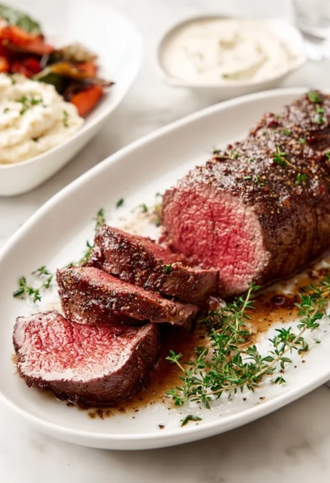 Best Roasted Beef Tenderloin Recipe How To Cook Beef Tenderloin In Oven Beef Tenderloin Roasting Times Per Pound Easy Roas...