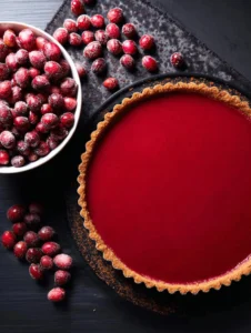 Cranberry Curd Tart Recipe: A Festive Holiday Delight