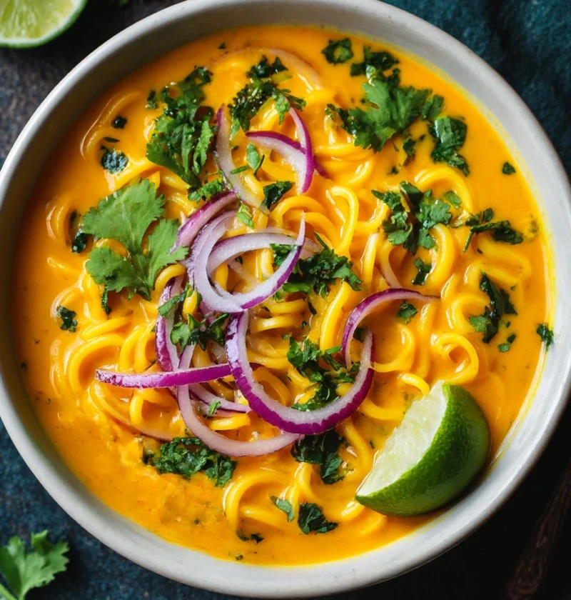 Creamy Butternut Squash Coconut Soup Recipe Vegan Butternut Squash And Coconut Soup Gluten-free Butternut Squash Noodle So...