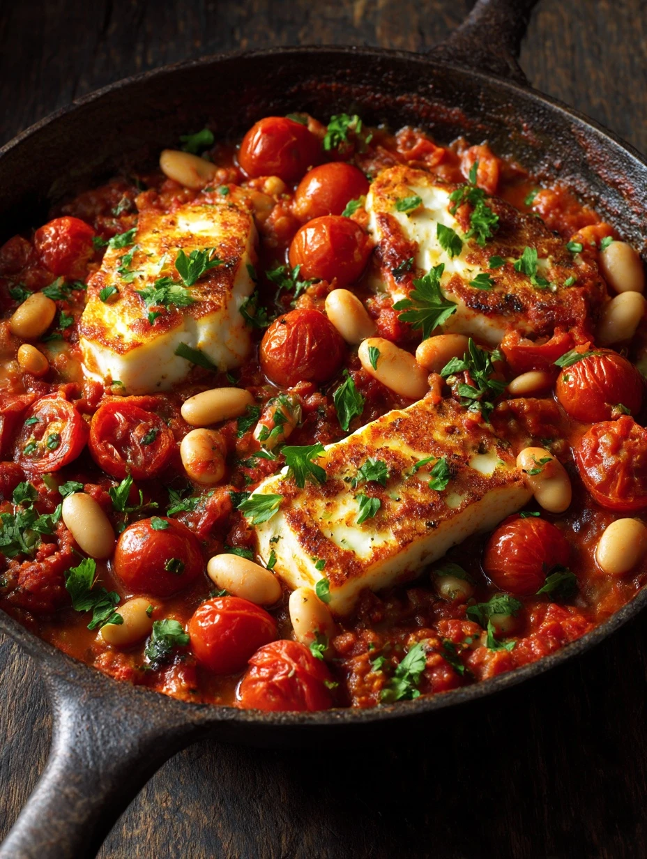 Crispy Halloumi Tomato Recipe Best Halloumi White Beans Dish How To Cook Crispy Halloumi Vegetarian Recipes With Halloumi ...