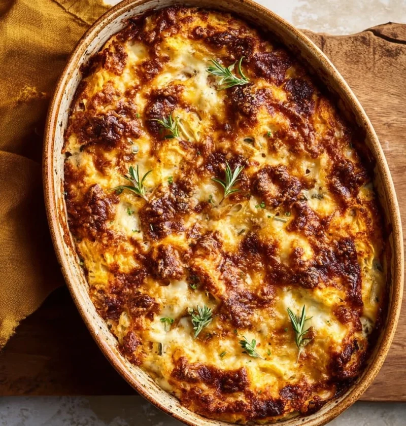 Easy Buttery Breakfast Casserole Recipe Low Carb Buttery Breakfast Casserole Gluten-free Buttery Breakfast Casserole Butte...