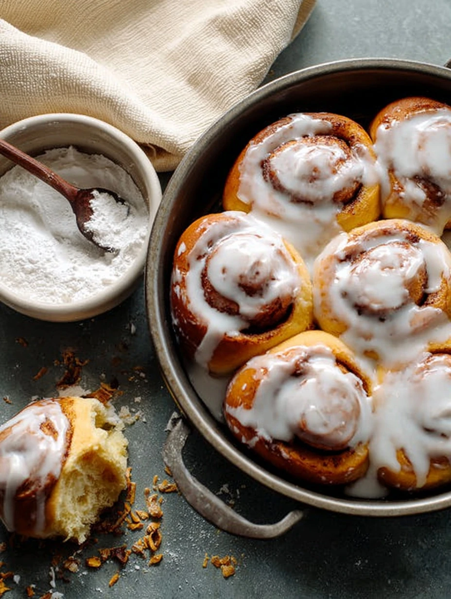 Easy No-Yeast Cinnamon Rolls