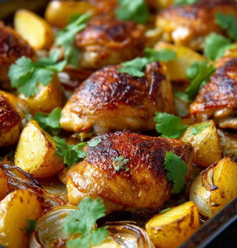 Easy Sheet-pan Malai Chicken Recipe Malai Chicken And Potatoes Sheet-pan Dinner Best Spices For Malai Chicken Sheet-pan Qu...