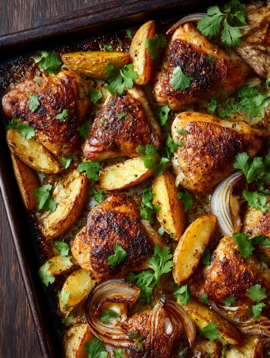 Easy Sheet-pan Malai Chicken Recipe Malai Chicken And Potatoes Sheet-pan Dinner Best Spices For Malai Chicken Sheet-pan Qu...