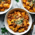 Creamy Tomato Spaghetti With Preserved Lemon