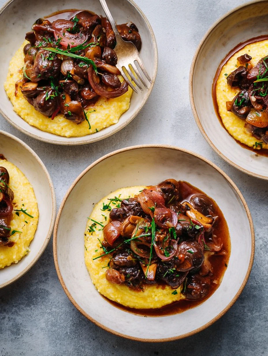 Mushroom Bourguignon