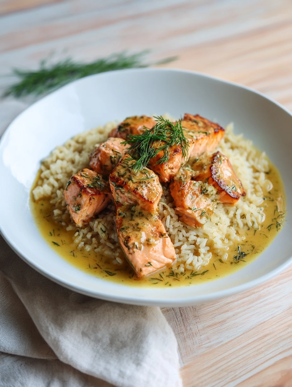 One-Pot Miso-Turmeric Salmon and Coconut Rice