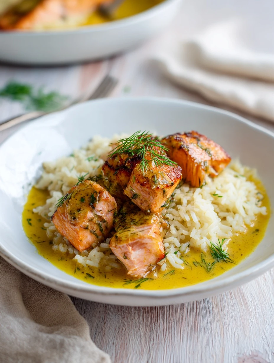 One-pot Miso-turmeric Salmon Recipe Easy Miso Salmon With Coconut Rice Gluten-free Turmeric Salmon One-pot Quick Miso Turm...