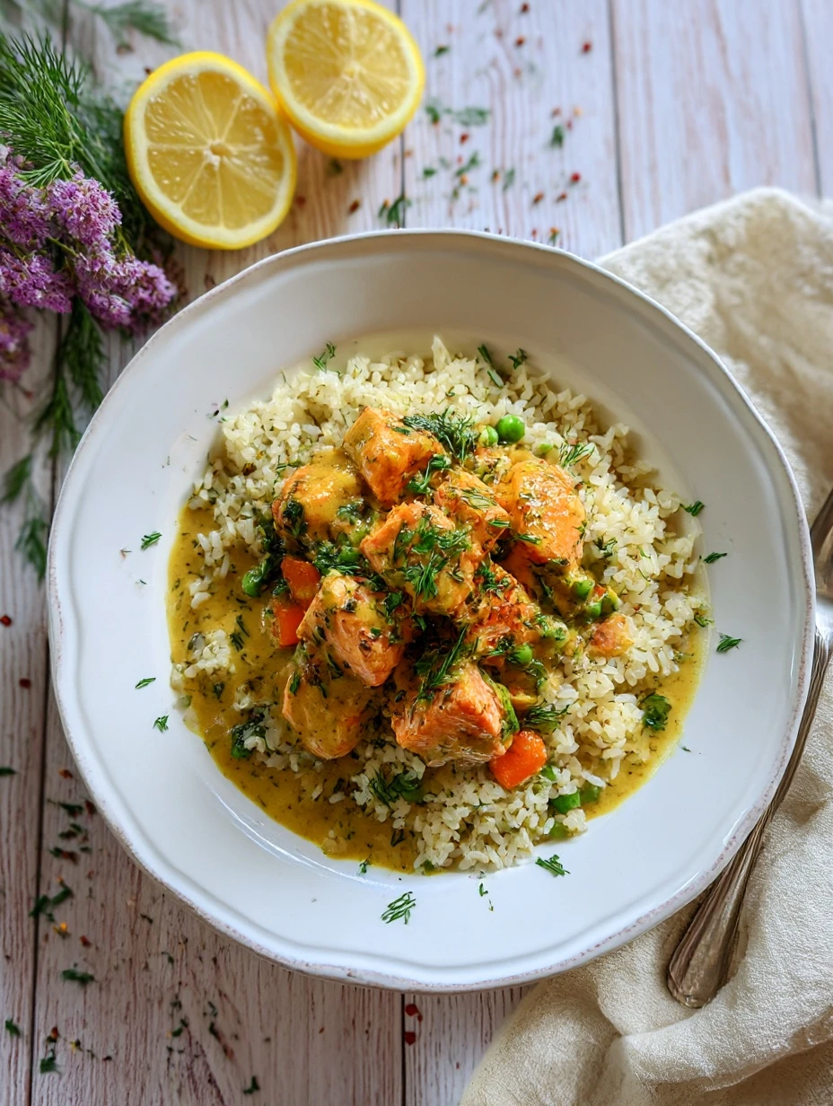 One-pot Miso-turmeric Salmon Recipe Easy Miso Salmon With Coconut Rice Gluten-free Turmeric Salmon One-pot Quick Miso Turm...