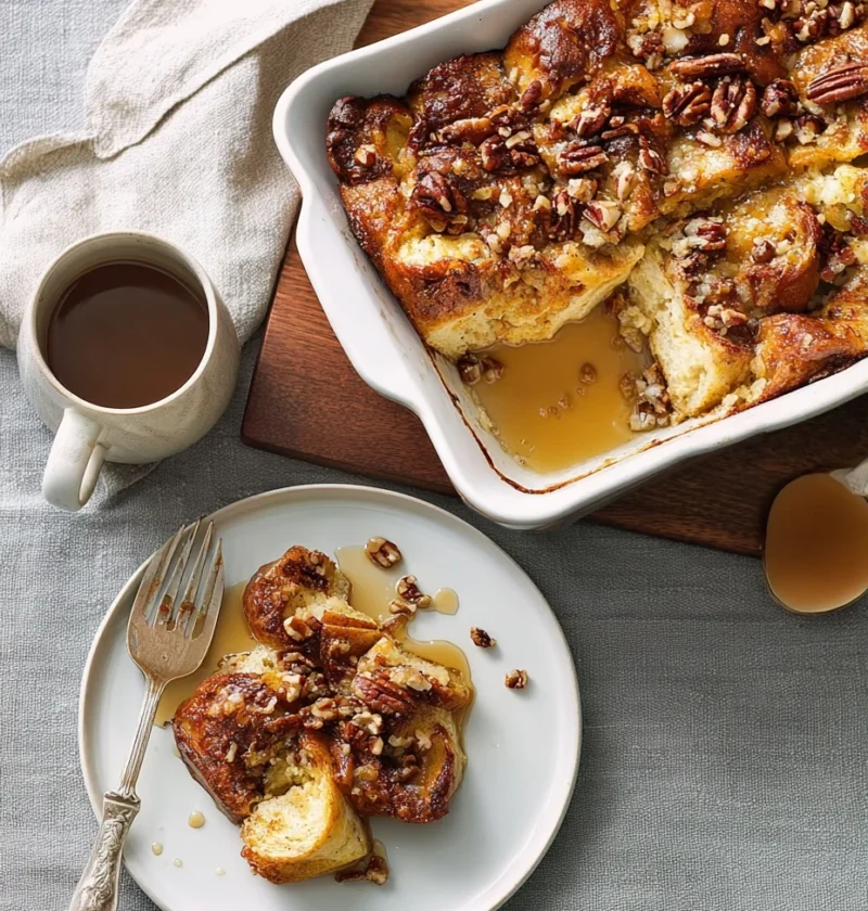 Overnight French Toast Casserole Recipe Best Bread For Overnight French Toast Make Ahead French Toast Bake Overnight Frenc...