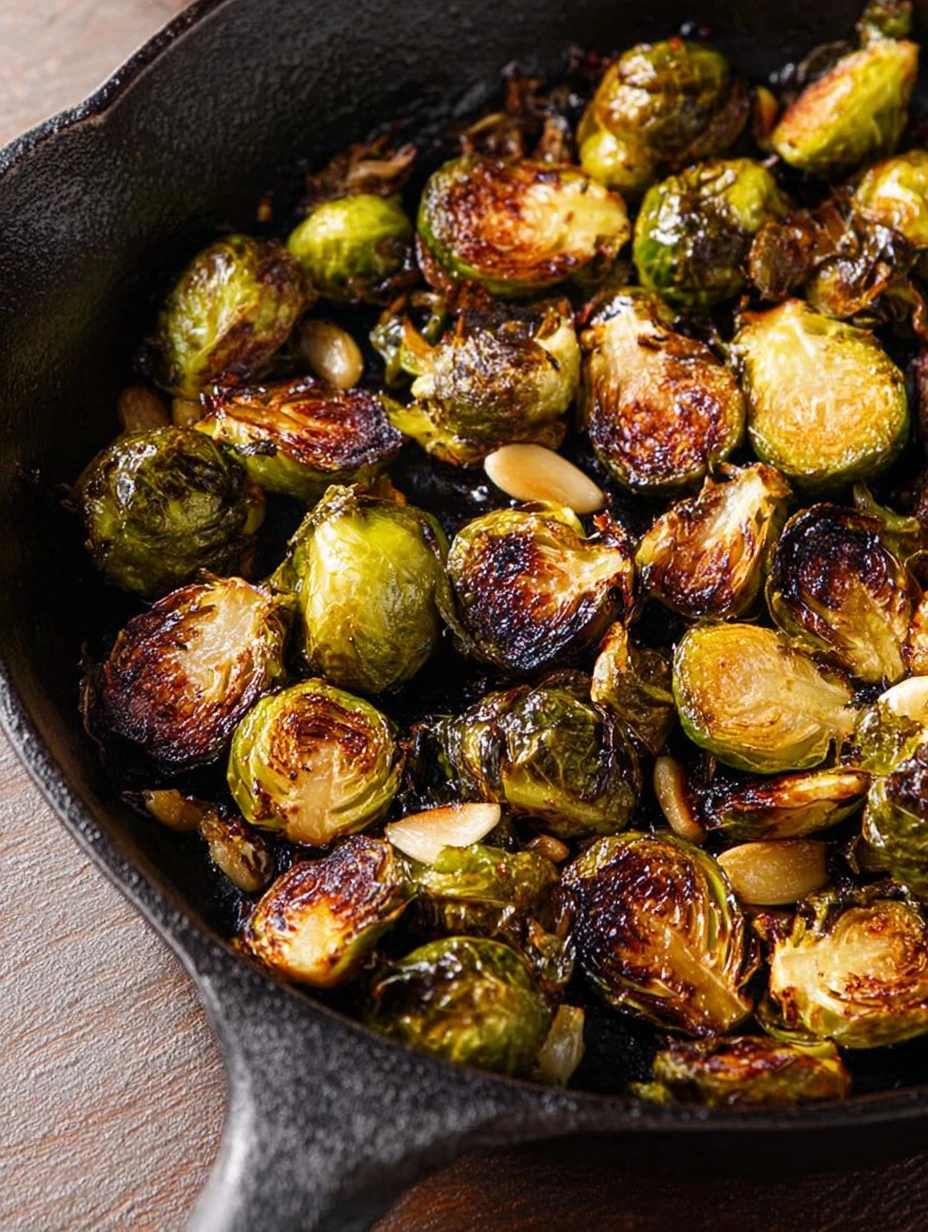 Roasted Brussels Sprouts With Garlic Recipe Best Garlic Roasted Brussels Sprouts Easy Garlic Roasted Brussels Sprouts Bals...