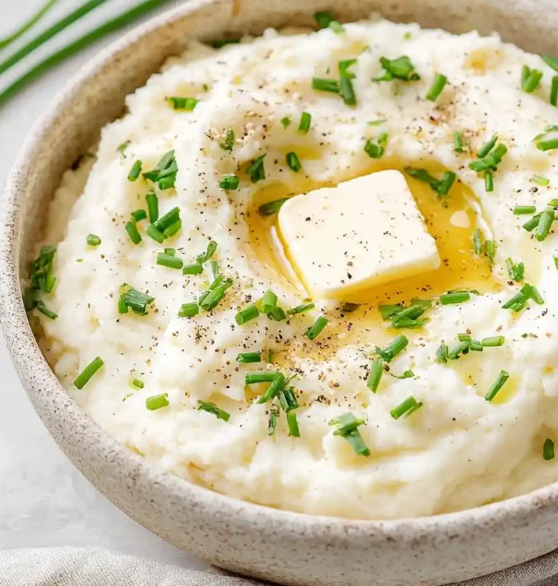 Healthy Mashed Cauliflower Recipe Keto Mashed Cauliflower Ideas Best Mashed Cauliflower With Garlic Low Carb Mashed Caulif...