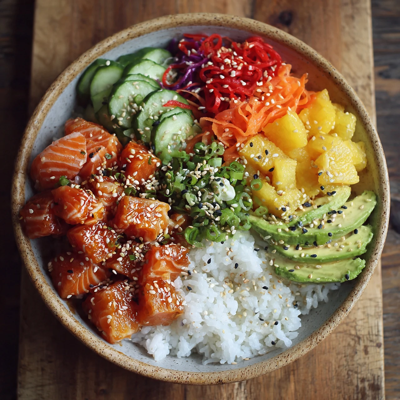 30minute Tuna Salmon Poke Bowls