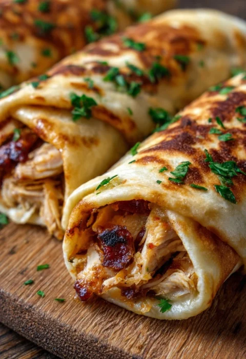 Air Fryer Chicken And Mozzarella Wraps Air Fryer Chicken Mozzarella Wraps
