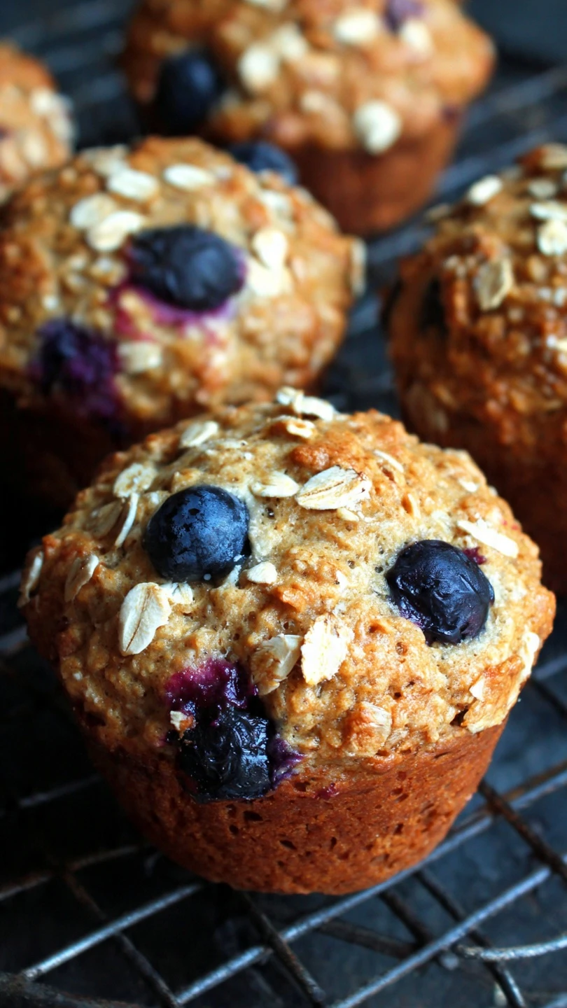 Banana Blueberry Oatmeal Muffins Banana Blueberry Oatmeal Muffins