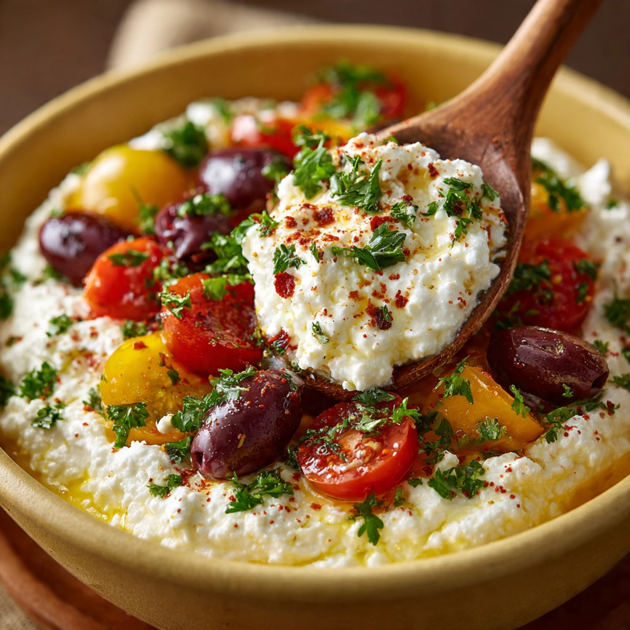 Greek Cottage Cheese Bowl