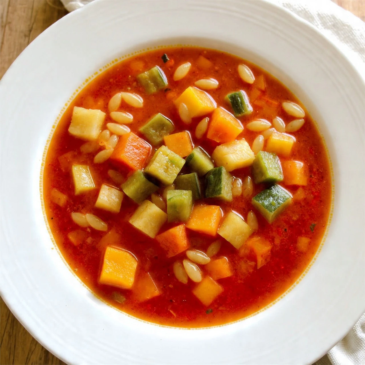 Healthy Vegetable Orzo Soup