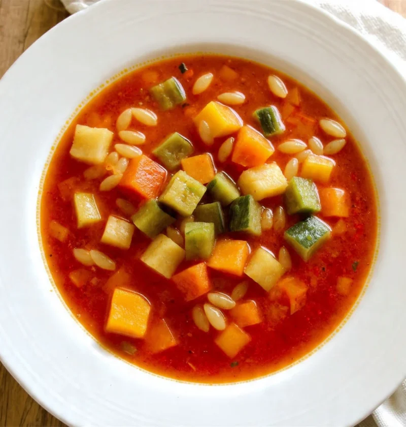 Best Vegetable Orzo Soup Recipe Low-calorie Orzo Vegetable Soup Easy Healthy Orzo Soup Homemade Vegetable Orzo Soup Diet V...