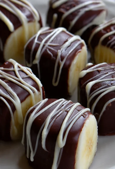 Chocolate Covered Banana Bites Chocolate Covered Banana Bites