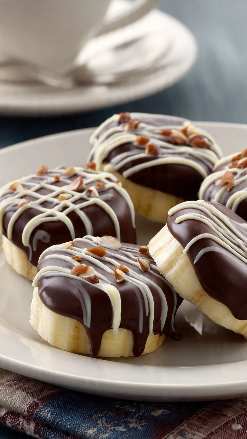 Chocolate Covered Banana Bites Chocolate Covered Banana Bites